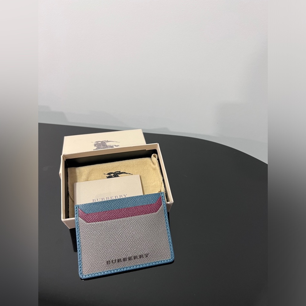 Auth💙Vintage Burberry card case.Unisex